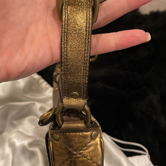 Coach signature c brown bronze khaki mini bag - Picture 9 of 15